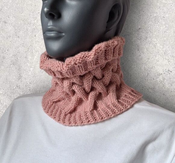 Strickanleitung Halssocke, Neckwarmer, Cowl   #359
