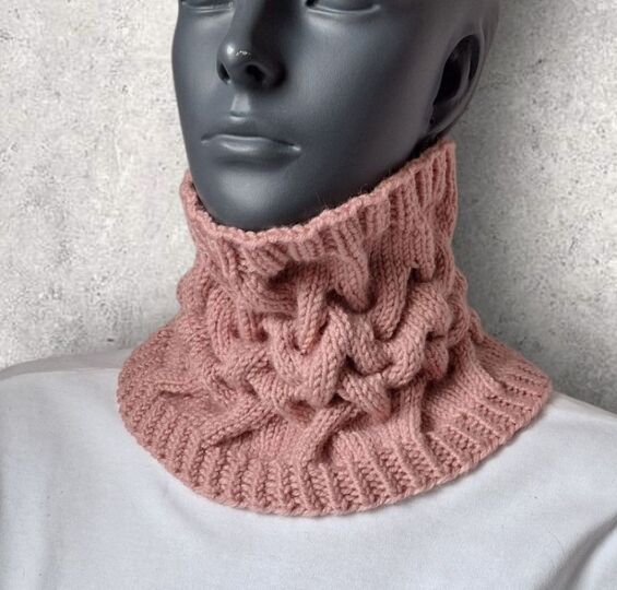 Strickanleitung Halssocke, Neckwarmer, Cowl   #359