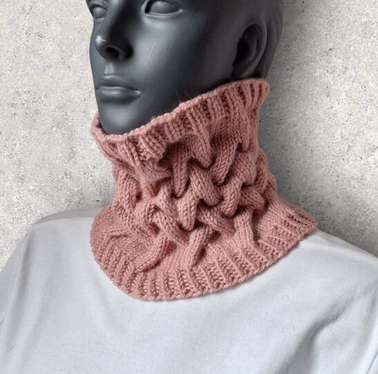 Strickanleitung Halssocke, Neckwarmer, Cowl   #359