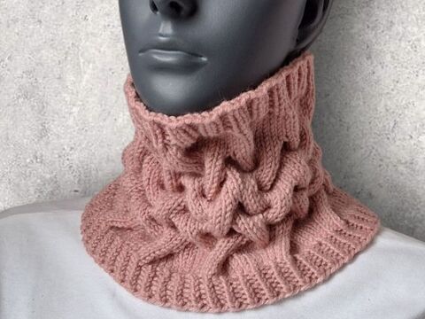 Strickanleitung Halssocke, Neckwarmer, Cowl   #359