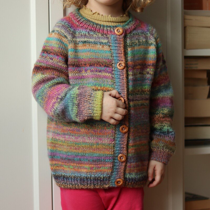 Knitting Pattern | HAPPY Cardigan Mini| 50/56 -  134/140 - Image 4
