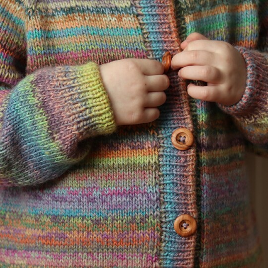 Knitting Pattern | HAPPY Cardigan Mini| 50/56 -  134/140