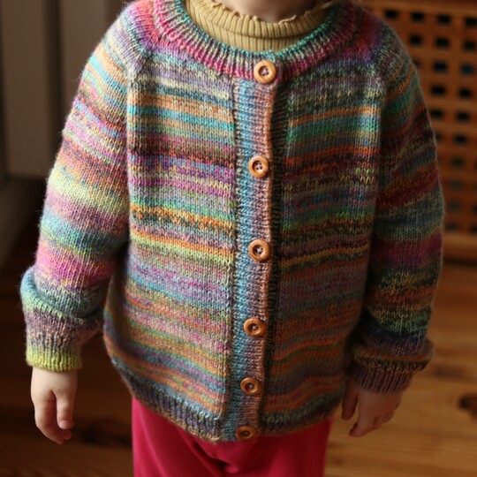 Knitting Pattern | HAPPY Cardigan Mini| 50/56 -  134/140