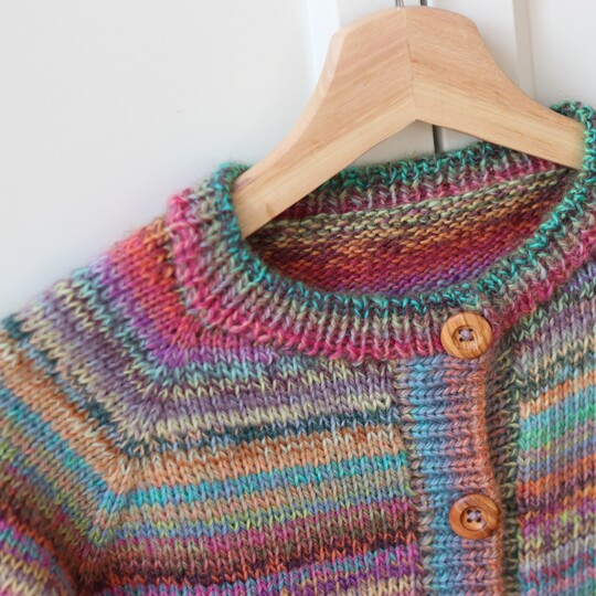 Knitting Pattern | HAPPY Cardigan Mini| 50/56 -  134/140