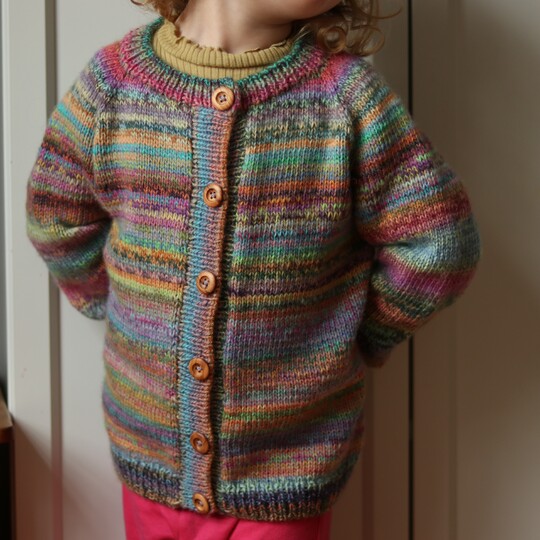 Strickanleitung | HAPPY Cardigan Mini | Gr. 50/56 - 134/140
