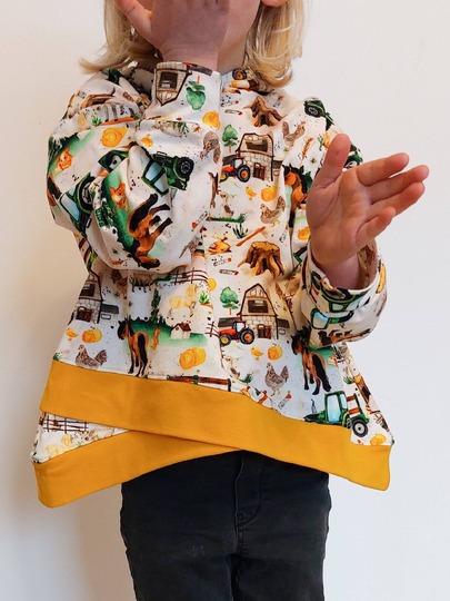 Schnittmuster  Ebook Hoodie CARBONIA  Kids Gr. 74-152