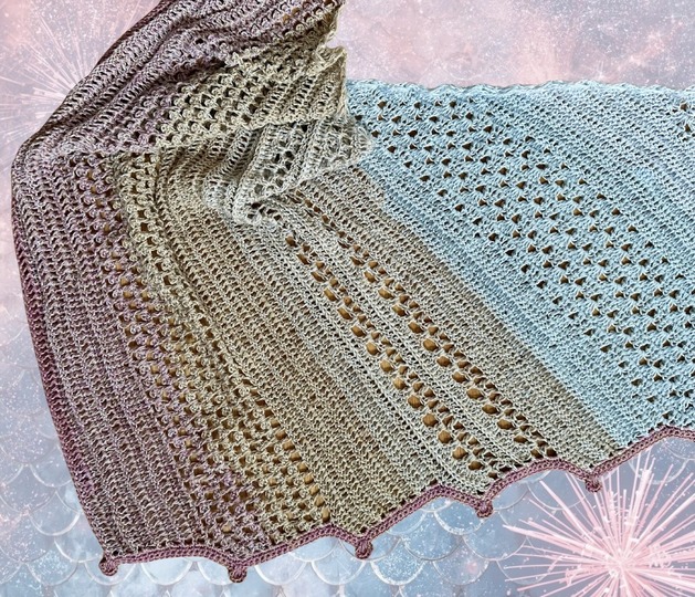 Häkelanleitung Drachenschwanz "Evas Jahr 2025"