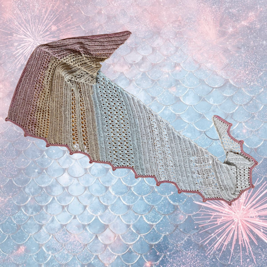 Häkelanleitung Drachenschwanz "Evas Jahr 2025"