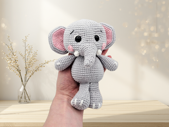 Crochet Pattern: Small Elephant