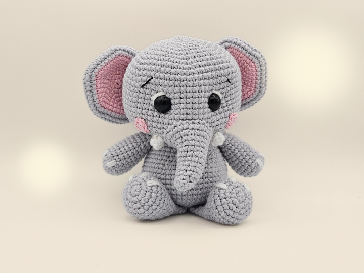 Crochet Pattern: Small Elephant