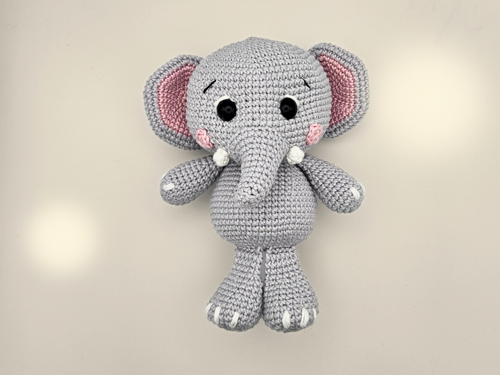 Crochet Pattern: Small Elephant