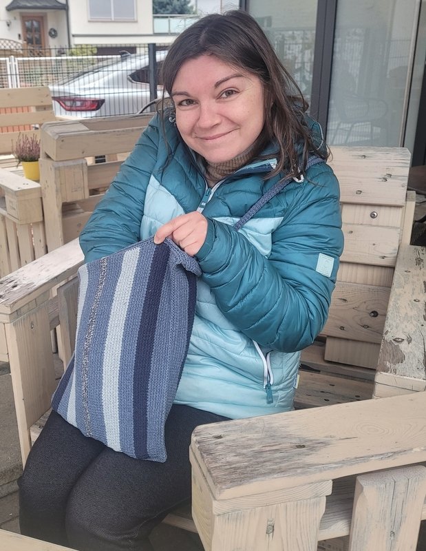 Coole Umhängetasche im Jeans Look - Bild 2