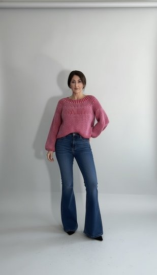 Pullover „TwinTone Brioche Sweater“, Strickanleitung PDF