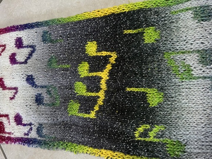 Strickanleitung Schal "Melodie" – Double-Face Technik (beidseitig tragbar)