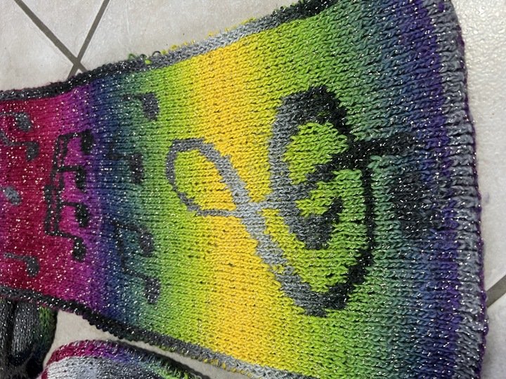 Strickanleitung Schal "Melodie" – Double-Face Technik (beidseitig tragbar)