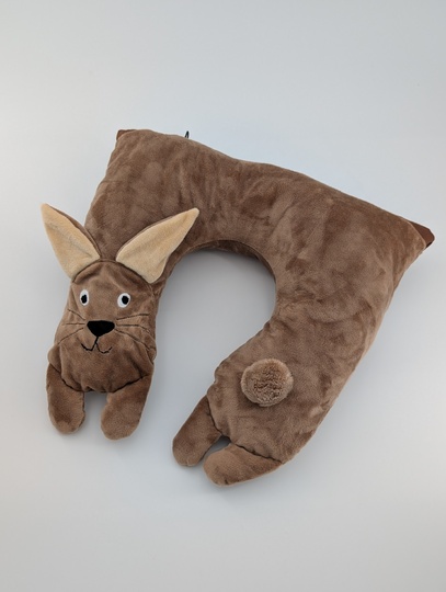 Pattern Bunny Flip Roll & Neck Pillow – the convertible travel pillow
