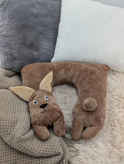 Pattern Bunny Flip Roll & Neck Pillow – the convertible travel pillow