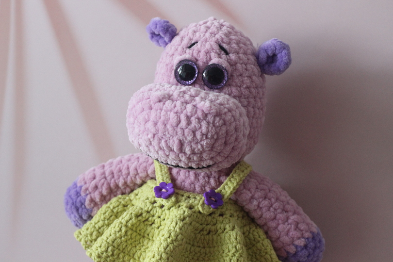 Häkelanleitung für Nilpferd