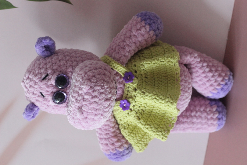 Häkelanleitung für Nilpferd