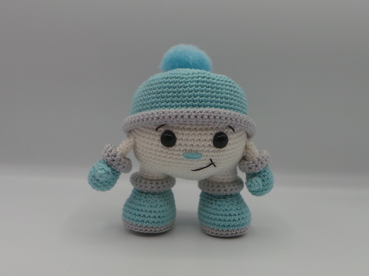 Häkelanleitung Schneeball