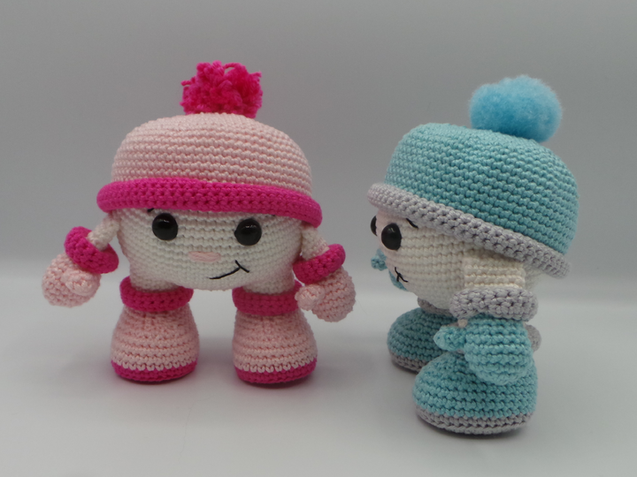 Häkelanleitung Schneeball