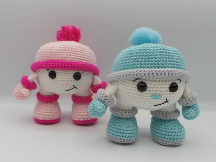 Häkelanleitung Schneeball