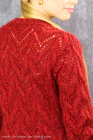 Knitting Pattern for Lace Sweater | Knit Sweater MerinoSuperKid #1