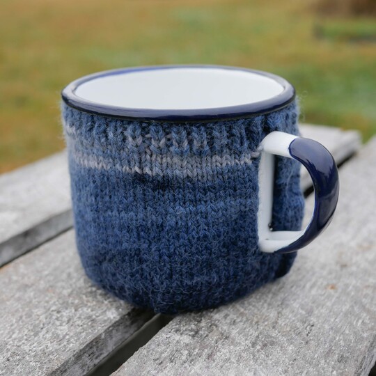 Gestrickter Becherwärmer / Tassenwärmer