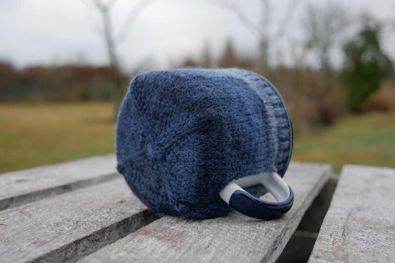 Gestrickter Becherwärmer / Tassenwärmer