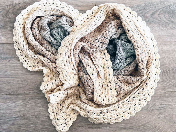 Häkelanleitung Dreieckstuch Joana