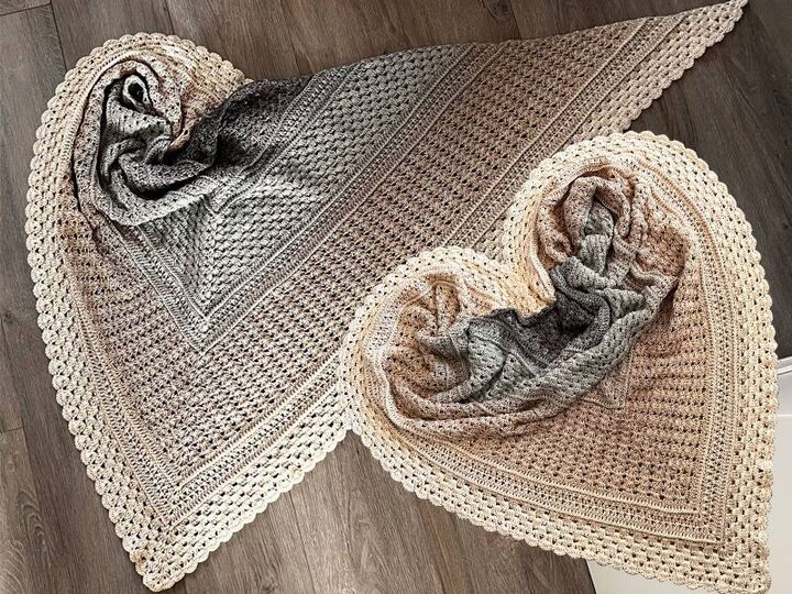 Häkelanleitung Dreieckstuch Joana