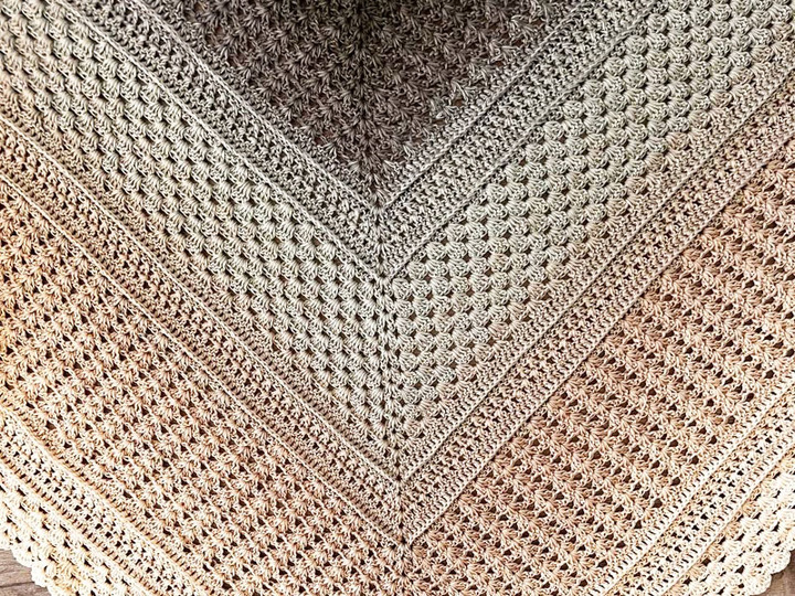 Häkelanleitung Dreieckstuch Joana