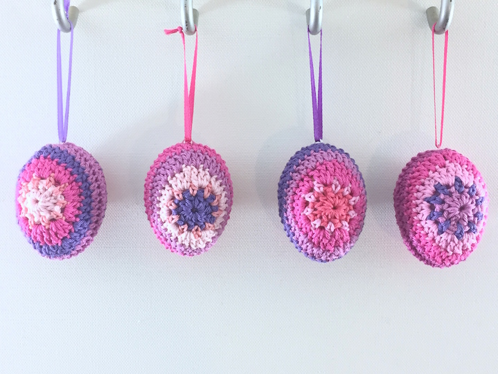 Crochet Pattern Easter Eggs "Ester", Boho Easter Decoration