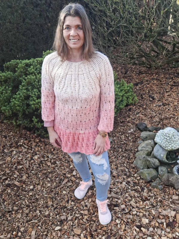 Pullover/Kleid Danesta, Häkelanleitung - Bild 12