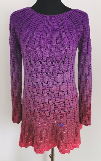 Pullover/Kleid Danesta, Häkelanleitung