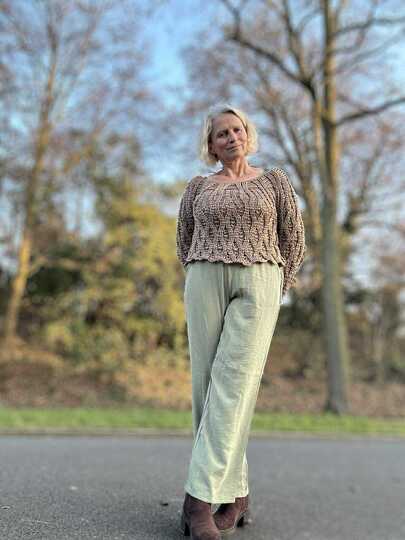 Pullover/Kleid Danesta, Häkelanleitung