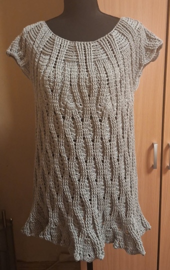 Pullover/Kleid Danesta, Häkelanleitung
