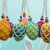 Crochet Pattern Easter Eggs in fancy mesh dress, easy + quick Easter decor