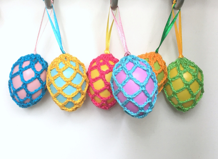 Häkelanleitungen für Ostern, Paket Ostereier + Osterdeko, 5x PDF als Zip