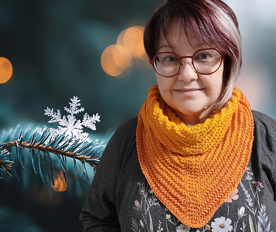 Triangle Shawl – Tunisian Crochet | Intermediate & Confident Beginners