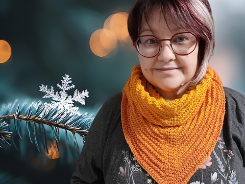 Triangle Shawl – Tunisian Crochet | Intermediate & Confident Beginners