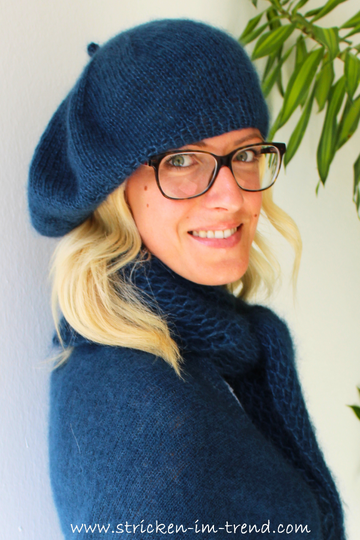 Knitting Pattern for Short Cape, Scarf & Beanie | SET KidSeta #1