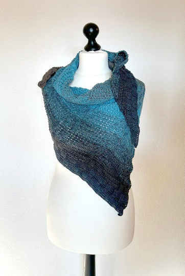 "Lotta" - dein asymmetrisches Tuch zum Einkuscheln