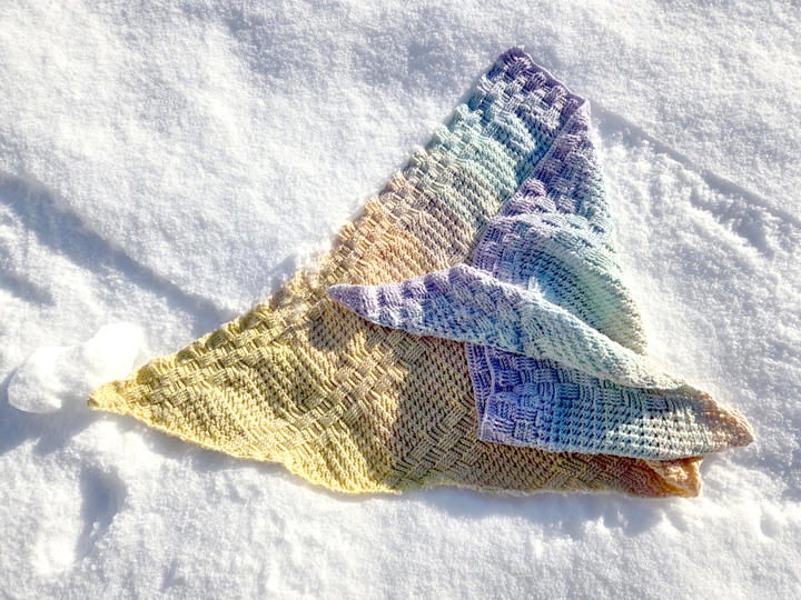 "Lotta" - dein asymmetrisches Tuch zum Einkuscheln