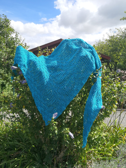 "Lotta" - dein asymmetrisches Tuch zum Einkuscheln