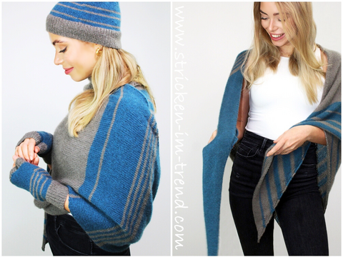 Strickanleitung für Dreieckstuch, Mütze & Stulpen | SET Cashmere-Yak #1