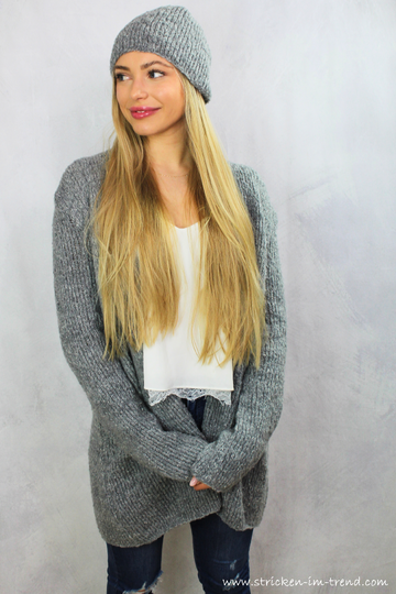 Knitting Pattern for Knitted Vest & BONUS Hat | Cardigan KARUSO #2