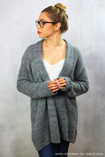 Strickanleitung für Strickweste & BONUS Mütze | Cardigan KARUSO #2