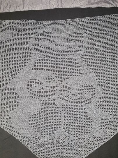 Anleitung Motivtuch Pinguin häkeln