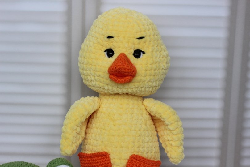 Häkelanleitung für Plüsch Entchen